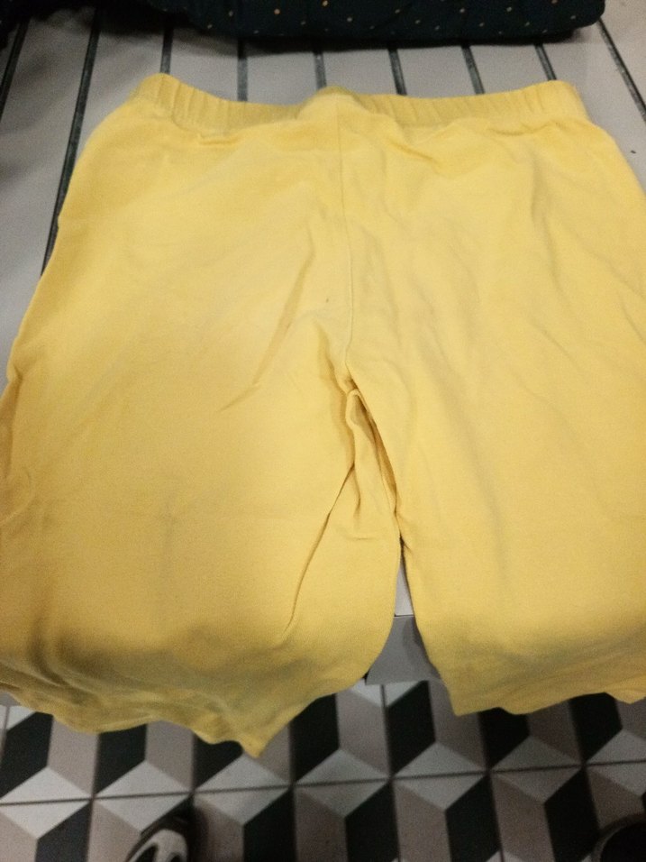 Sarı Velcro Bantlı Hamile Pantolonu - Görsel 3