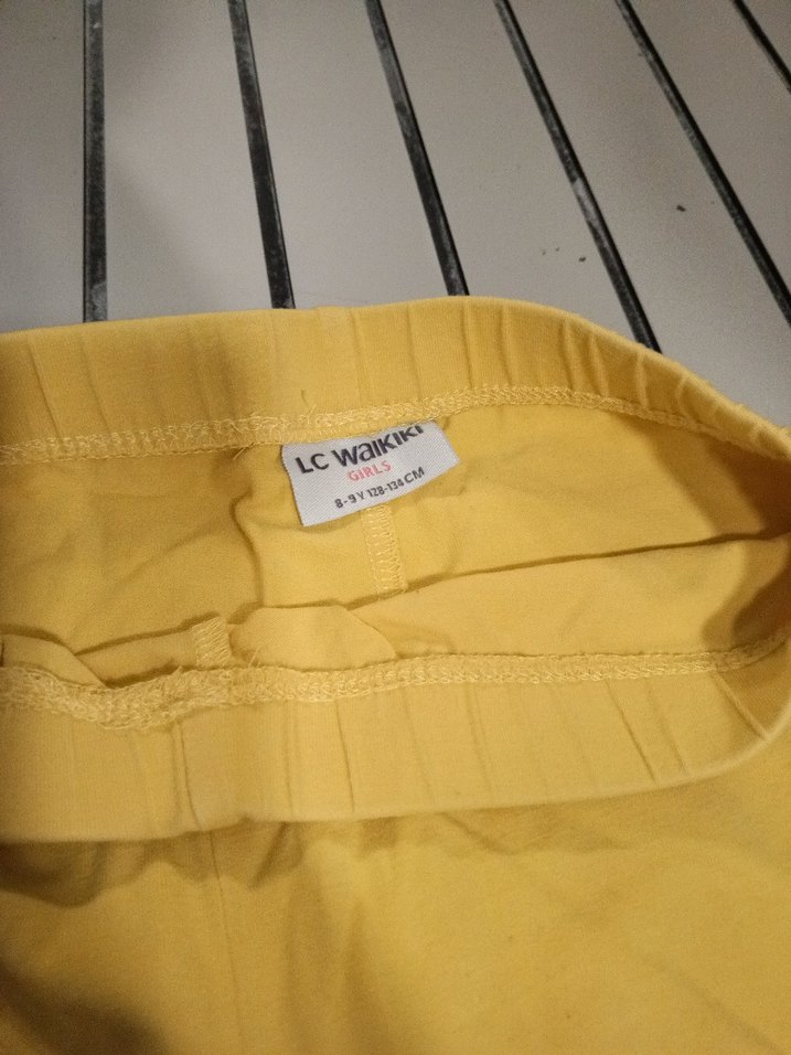 Sarı Velcro Bantlı Hamile Pantolonu - Görsel 2