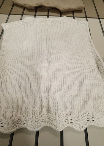 Zara Erkek Beyaz Örgü Kazak - Görsel 3