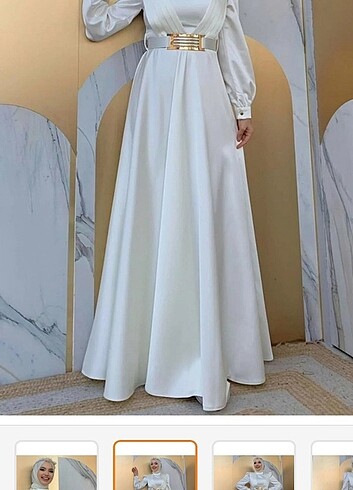 40 Beden beyaz Renk Abiye nikah elbisesi 