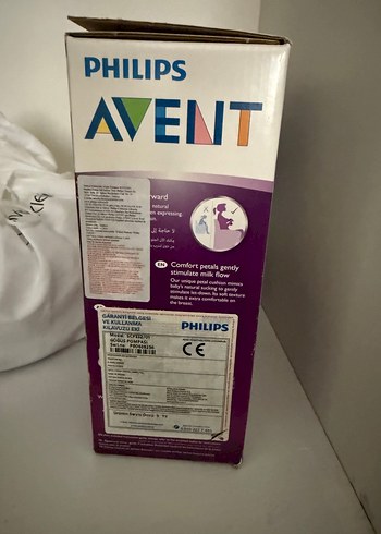 Beden Philips Avent Natural Göğüs Pompası Beyaz