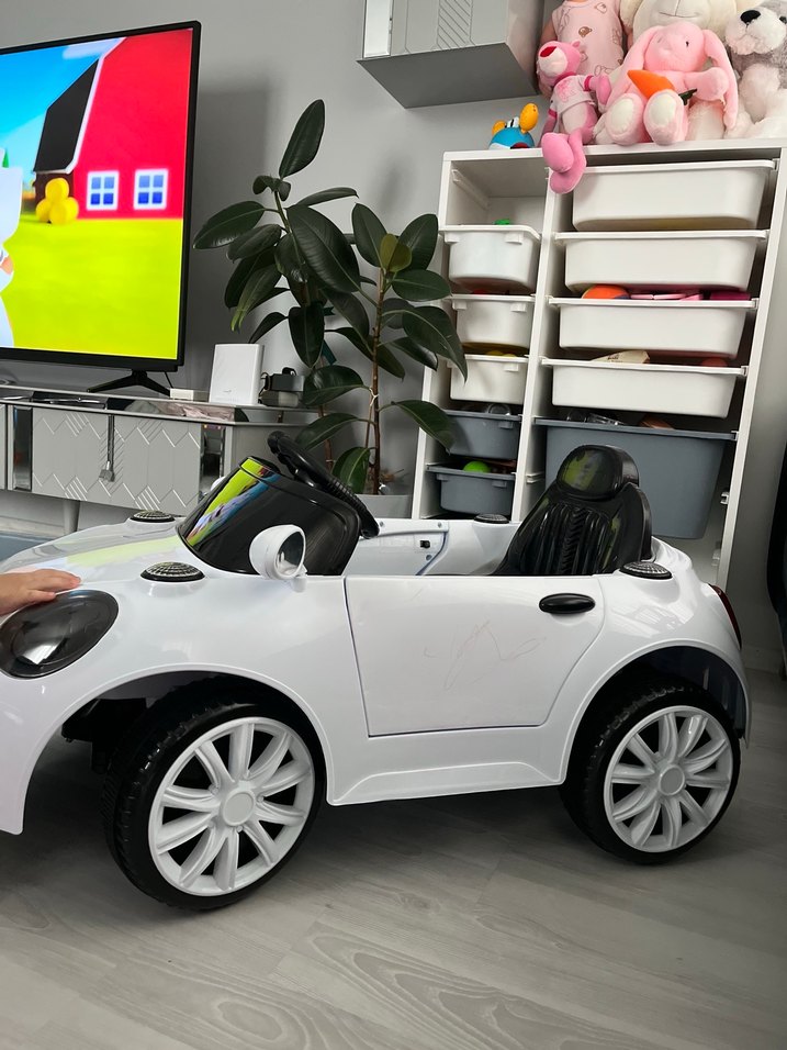 Beyaz akülü  Oyuncak Araba - Görsel 2
