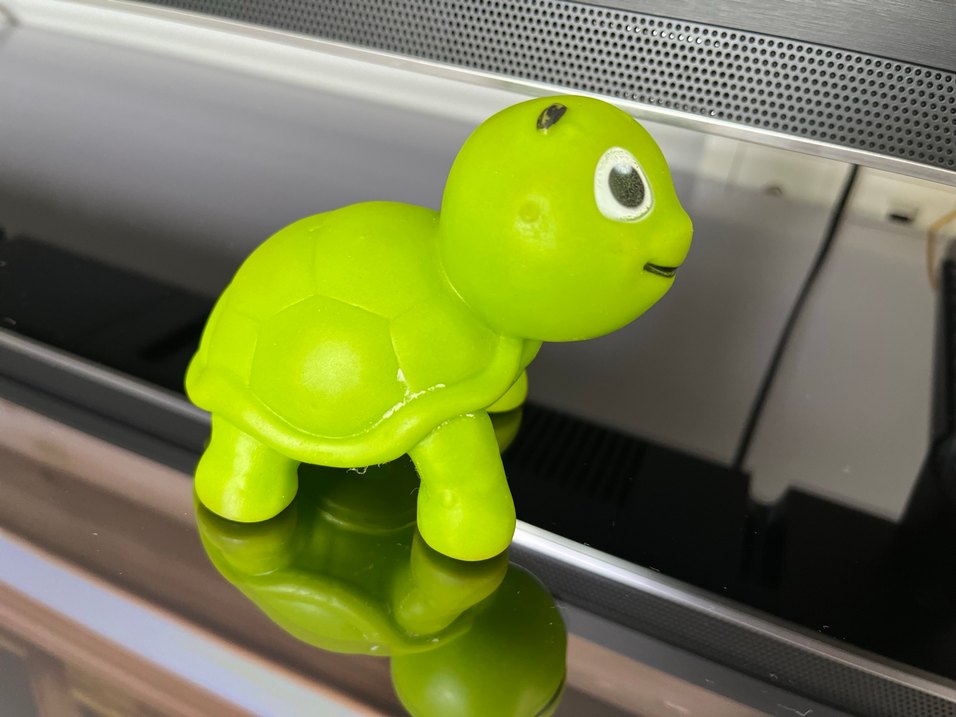 Renkli Yeşil Kaplumbağa Figür Oyuncak - Görsel 2