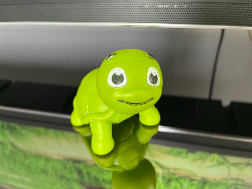 Renkli Yeşil Kaplumbağa Figür Oyuncak - Görsel 3