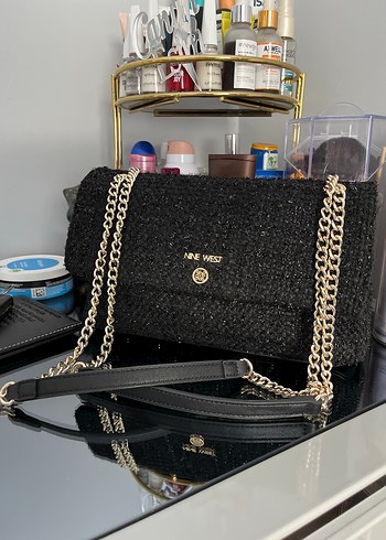 Zincir Detaylı Siyah Kadın Çanta - Görsel 2