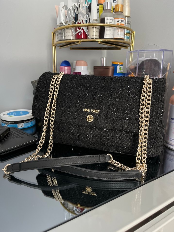 Zincir Detaylı Siyah Kadın Çanta - Görsel 2