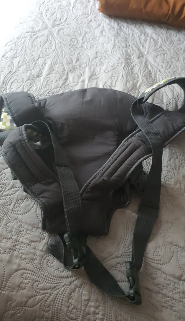 Gri Desenli Babymol Bebek Taşıyıcı - Görsel 2