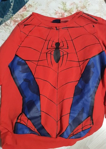 Uzun Kollu Örümcek Adam Desenli Çocuk Takımı - Görsel 6