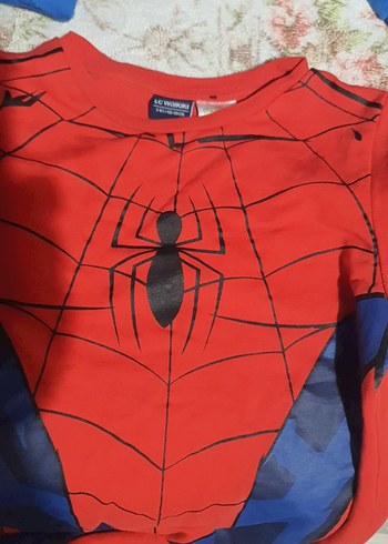 Uzun Kollu Örümcek Adam Desenli Çocuk Takımı - Görsel 2