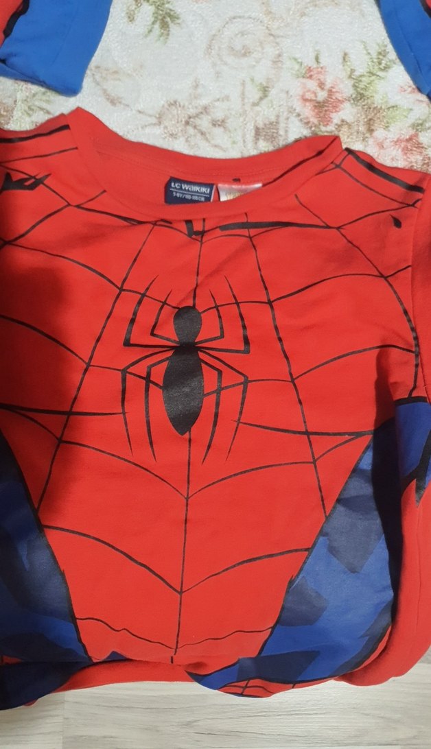 Uzun Kollu Örümcek Adam Desenli Çocuk Takımı - Görsel 2