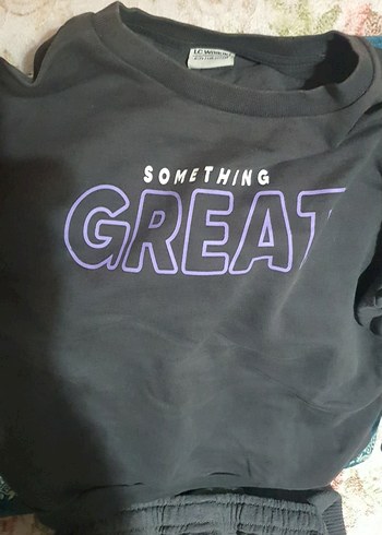 Gri Erkek Çocuk Bol Kesim Eşofman Altı - Görsel 3