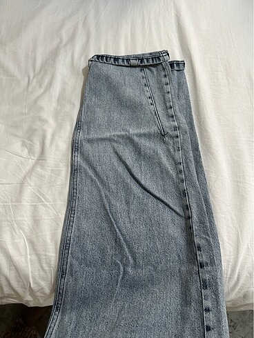 34 Beden mavi Renk Mom jean