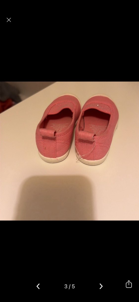 H&M Pembe Kız Çocuk Babet Ayakkabı - Görsel 3