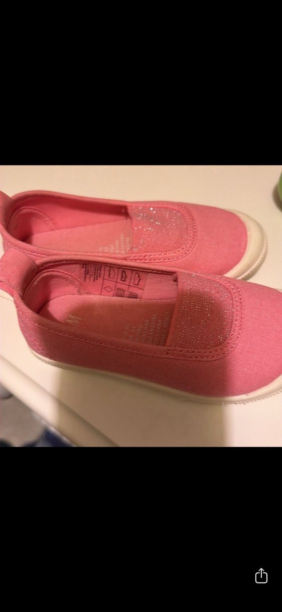 H&M Pembe Kız Çocuk Babet Ayakkabı - Görsel 5
