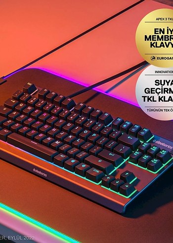 SteelSeries Apex 3 TKL RGB - Görsel 8