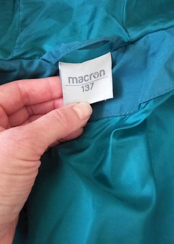 Çocuk Turkuaz Kısa Kapüşonlu Ceket - Görsel 3