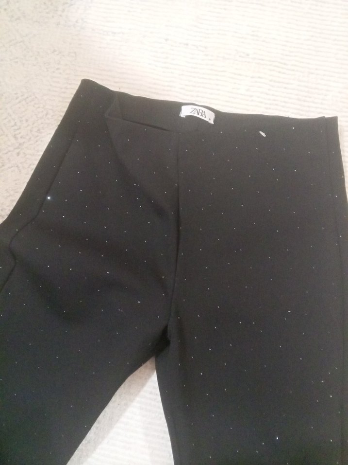 Siyah taşlı tayt - Görsel 3