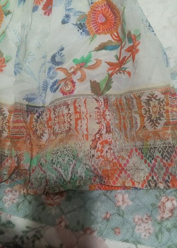 zara Çiçek Desenli Kız Çocuk Bohem Elbise - Görsel 5