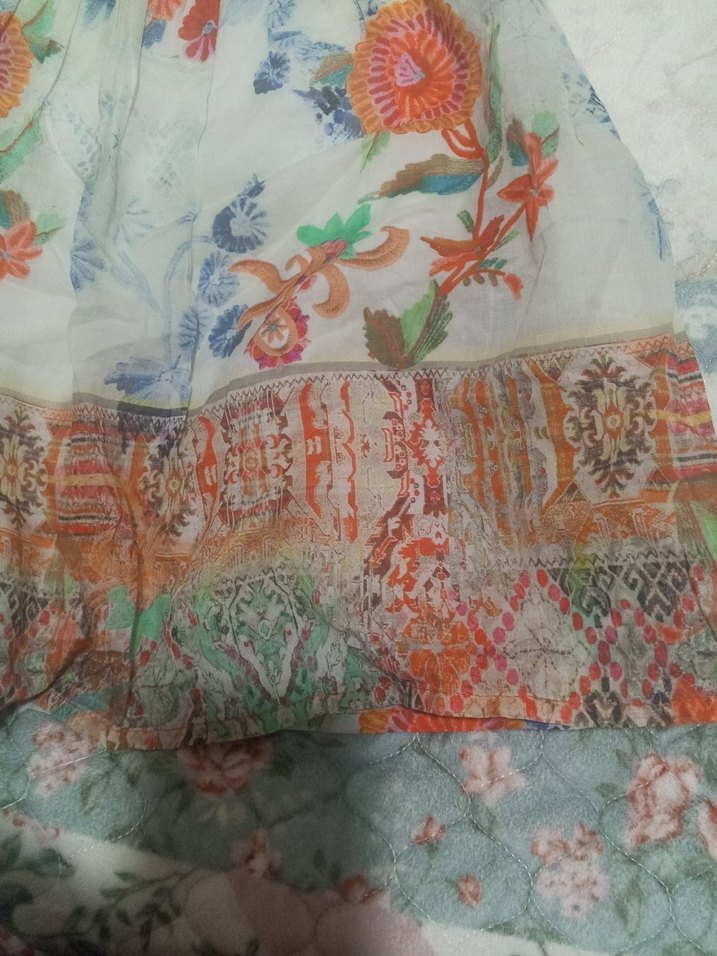 zara Çiçek Desenli Kız Çocuk Bohem Elbise - Görsel 5