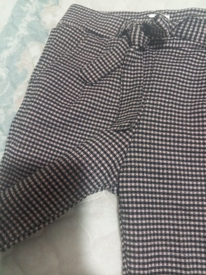 Gri Kemerli Rahat Kesim Kız Kumaş Pantolon - Görsel 3