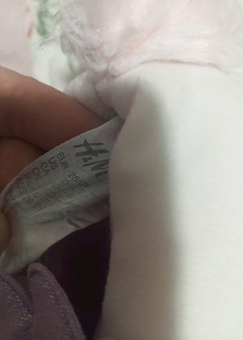 Kızlar için Mor Unicorn Peluş Terlik - Görsel 7