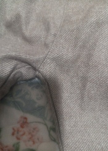 Düğmeli Erkek Çocuk Gri Denim Pantolon - Görsel 3