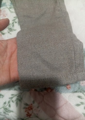 Düğmeli Erkek Çocuk Gri Denim Pantolon - Görsel 2