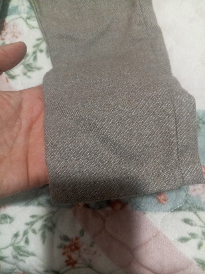 Düğmeli Erkek Çocuk Gri Denim Pantolon - Görsel 2