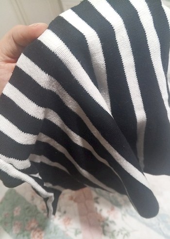 kız Siyah-Beyaz Zebra Desenli Mini Etek - Görsel 3