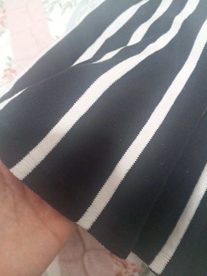 kız Siyah-Beyaz Zebra Desenli Mini Etek - Görsel 2