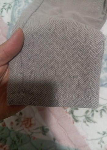 Bej Keten Erkek Çocuk Bol Paça Pantolon - Görsel 3