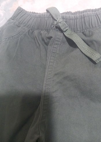 Erkek Çocuk Haki Kemerli Rahat Pantolon - Görsel 4