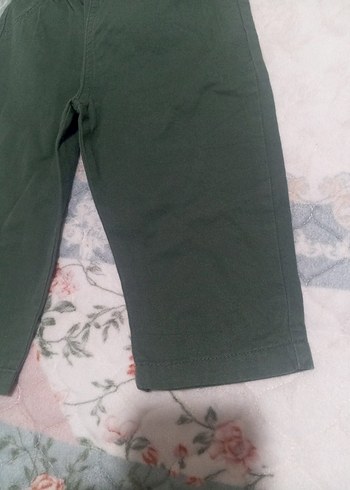 Erkek Çocuk Haki Kemerli Rahat Pantolon - Görsel 2