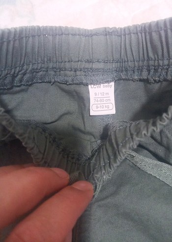 Erkek Çocuk Haki Kemerli Rahat Pantolon - Görsel 5