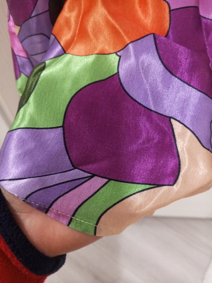 Renkli Tie-Dye Uzun Kadın Elbise - Görsel 5