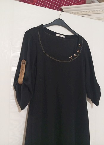 Kahverengi Süet Kemerli Uzun Elbise - Görsel 7