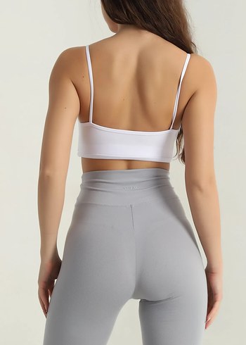 Beyaz Çapraz Askılı Mini Bralet - Görsel 3