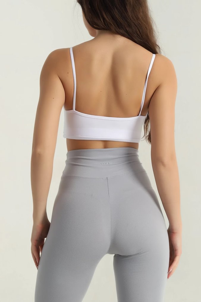 Beyaz Çapraz Askılı Mini Bralet - Görsel 3