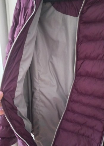 44 Beden mor Renk Lcw Şişme Fermuarlı Kadın Ceket