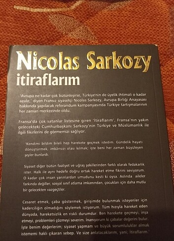  Nicolas Sarkozy Itiraflarım