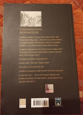  Çanakkalenin Bilinmezleri