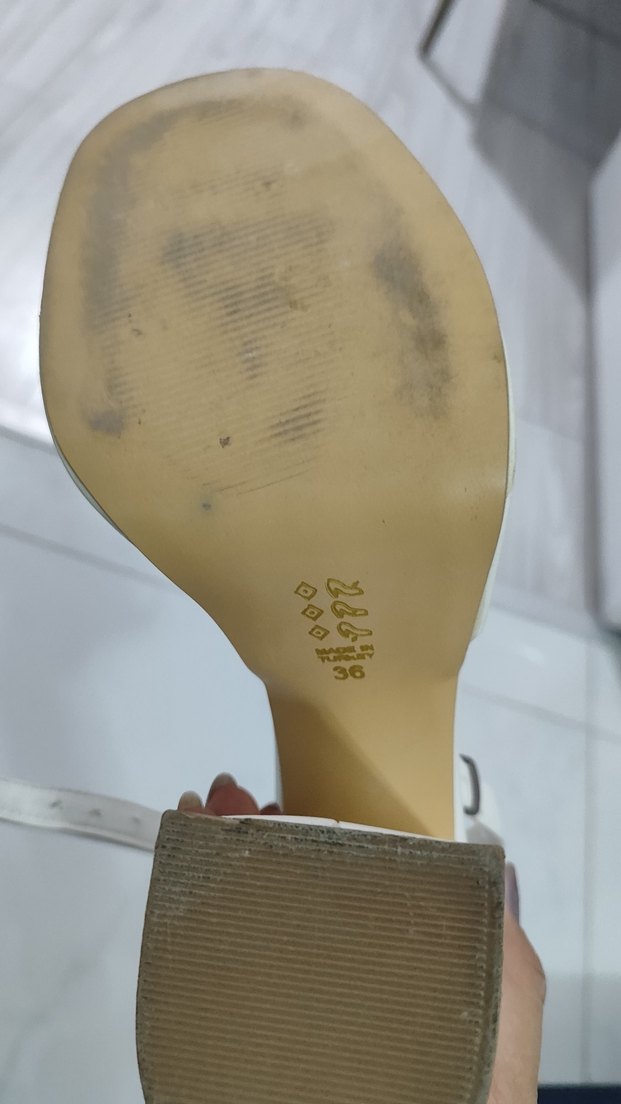 Beyaz Platform Topuklu gelin ayakkabısı - Görsel 4