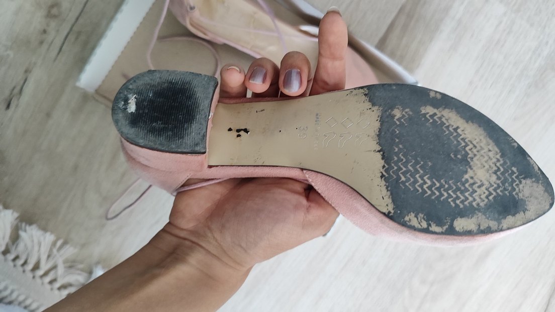 Pembe Süet Ayakkabı - Görsel 3