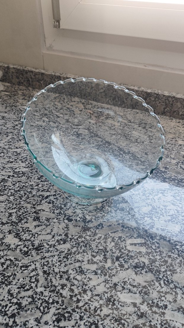 Turkuaz Dalgalı Kenarlı Vazo - Görsel 4