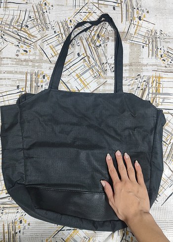 Fermuarlı Siyah Kadın Spor Çantası - Görsel 2