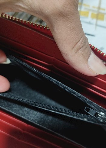 Tommy Hilfiger Renkli Deri Fermuarlı Kadın Cüzdan - Görsel 4