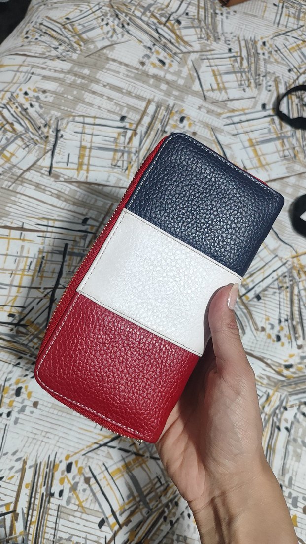 Tommy Hilfiger Renkli Deri Fermuarlı Kadın Cüzdan - Görsel 2