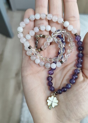 kadın gerçek taş kolye - Görsel 3