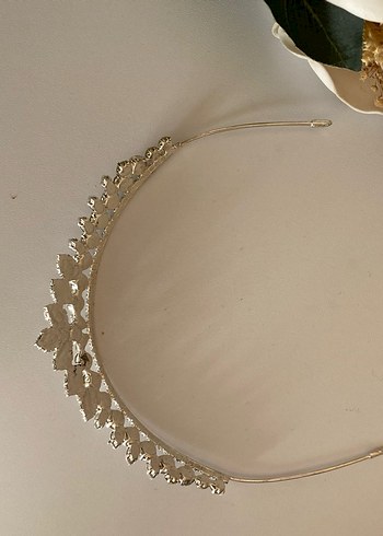 Parlak Taşlı Düğün Tacı - Görsel 2