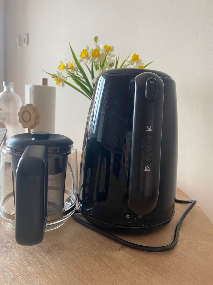 Philips Siyah Su Isıtıcı ve Demlik Seti - Görsel 4